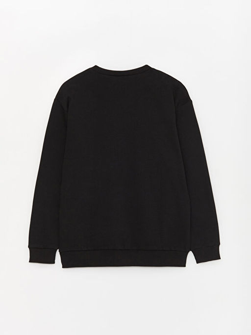 Bisiklet Yaka Mickey Mouse Bask?l? Uzun Kollu Erkek ?ocuk Sweatshirt - Waikiki фото 2