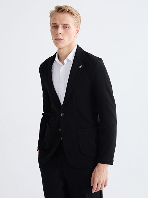 Dar Kal?p Erkek Blazer Ceket