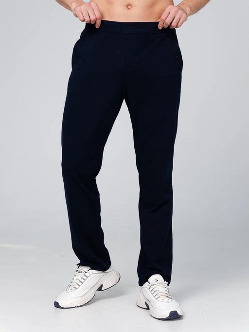 Брюки мужские кулирка (темно синий) - Lena basco фото 7
