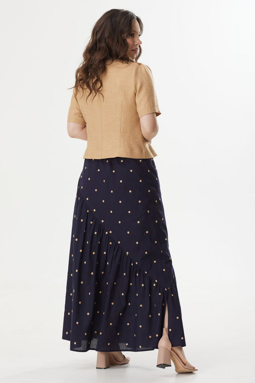 Костюм Magia mody 2429 беж+т/синий