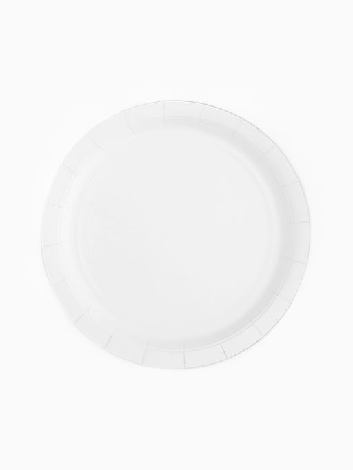 Цена за 2 шт. Тарелка одноразовая бумажная «Синие Узоры», 17 см, 6 шт