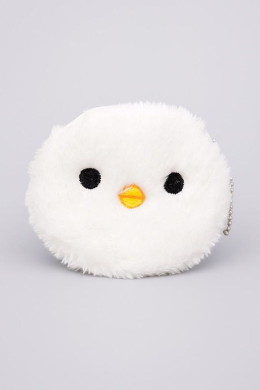 Кошелёк плюшевый "Ducking", white (10*11 см)