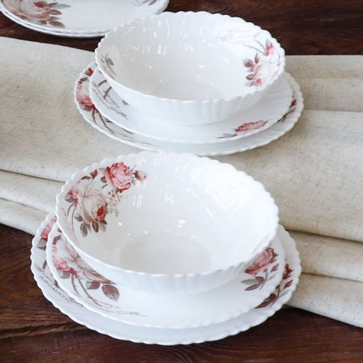 Столовый набор 19 предметов / 19/758578/XN (6916) /уп 2/ серия Чайная роза - Галеонтрейд фото 7