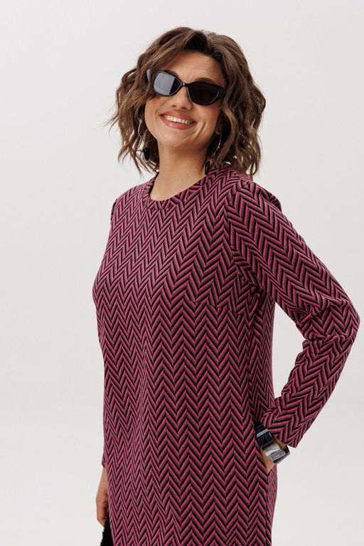 Платье ANELLI 1755 рябиновая волна  фото 10