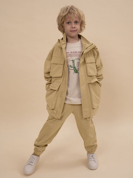 PELICAN, ветровка для мальчиков, Песочный