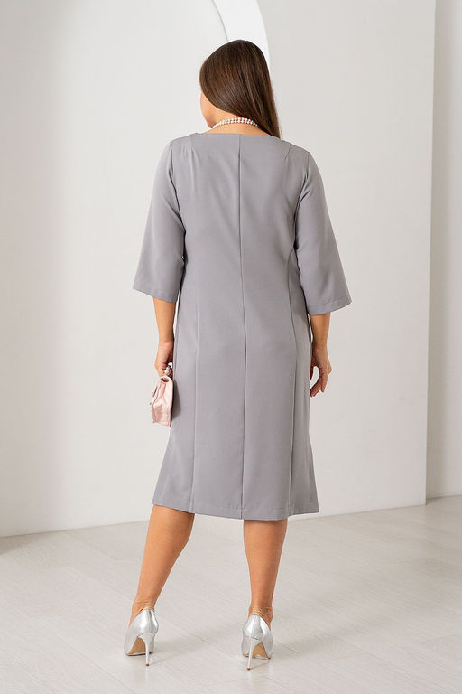 Платье А-3571 серый - Angelika фото 4