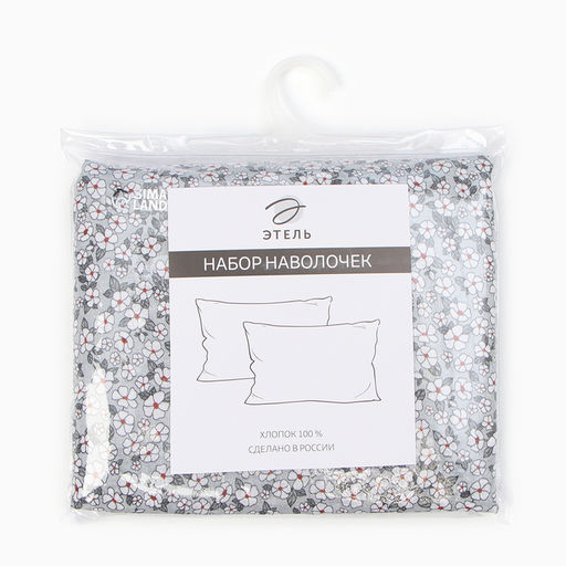 Комплект наволочек Этель Small flowers, 70х70 см - 2 шт., поплин  фото 5