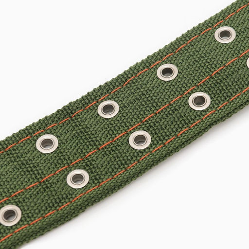 Ошейник четырехслойный с вертлюгом, 80×4.9 см, ОШ 64-74 см, полиэстер, чёрный