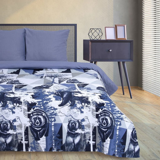 Постельное бельё Этель евро Геометрия леса 200*217 см, 240*220 см, 70*70 см -2 шт  фото 8