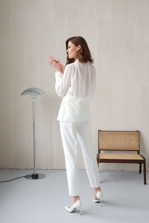 Жакет AURA 1025-170 белый  фото 2