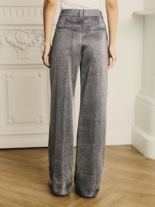 Брюки прямые с блестками / Zarina