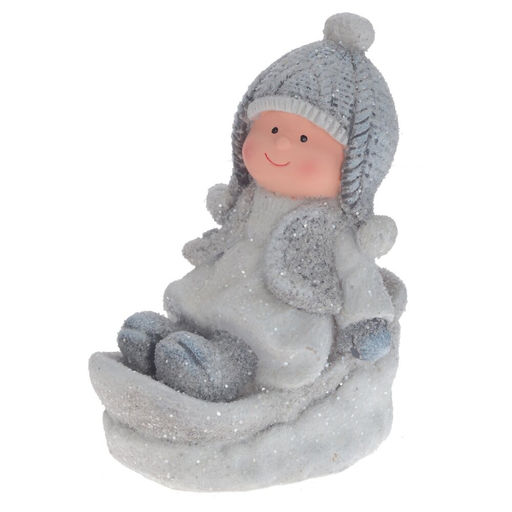 Фигурка декоративная "Ребенок", L11 W8 H14,5 см, 2в.