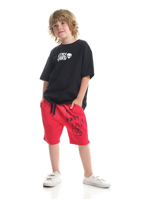 Шорты для мальчика UD 4559 черный - Mini maxi фото 7