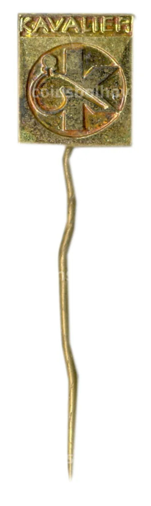 Значок рекламный KAVALIER