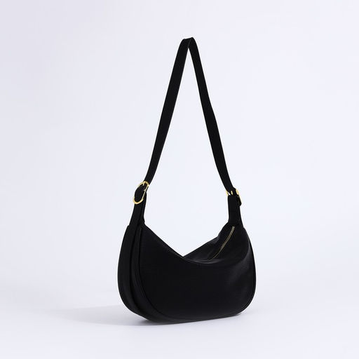 Сумка-багет на молнии, цвет чёрный - Simaland фото 3