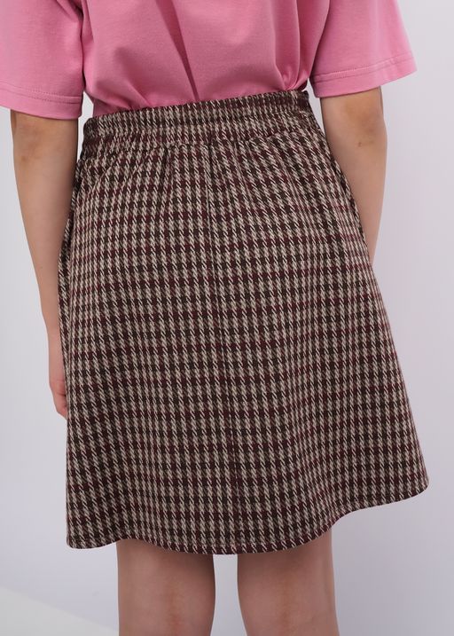 Юбка дев. т.беж/т.корич 725969/42ввэ - Clever wear фото 4