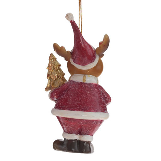 Изделие декоративное подвесное "Олень", L5,5 W4 H11 см, 2в.