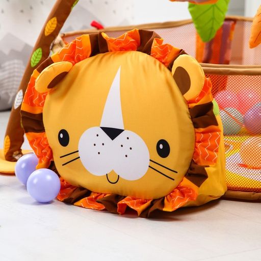 Развивающий коврик 3 в 1 Лев, 68x68, Крошка Я  фото 4