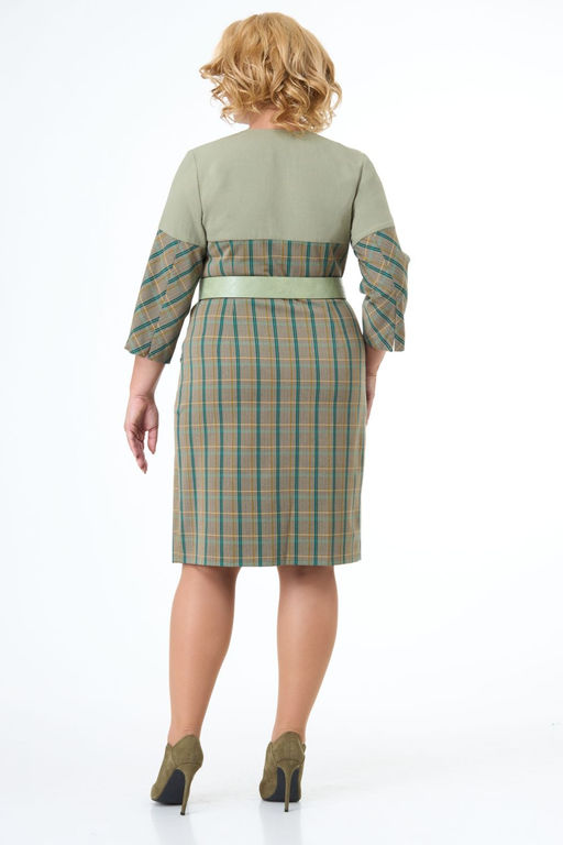 Платье ANELLI 1069 зеленый  фото 7