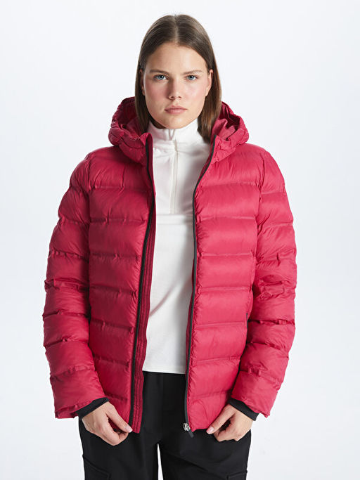 Kap??onlu D?z Uzun Kollu Kad?n ?i?me Mont - Waikiki фото 3