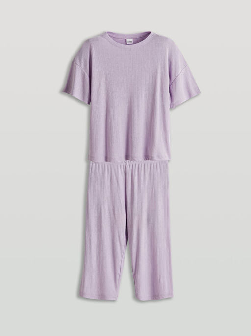 K?z ?ocuk Pijama Tak?m? Anne K?z Kombini