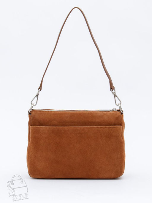 Сумка женская кожаная 8269PEF brown Polina&Eiterou  в Новосибирске