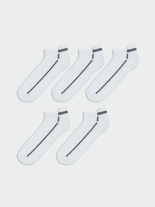 ?izgili Erkek Patik ?orap 5li