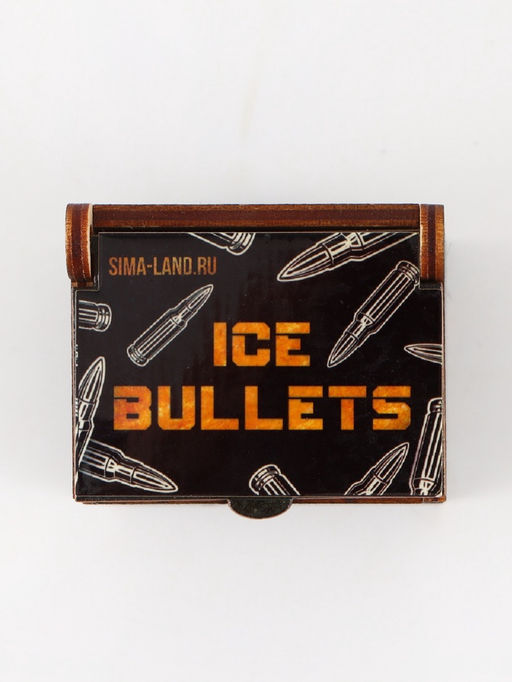 Цена за 2 шт. Коробка подарочная деревянная Пуля 4?5?6 см