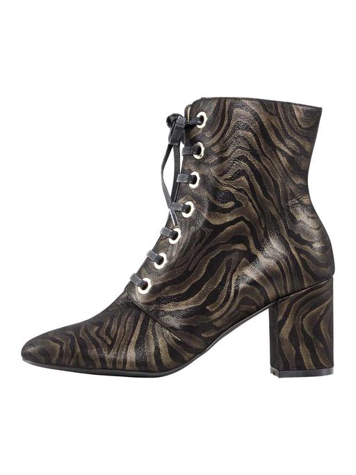 Полусапожки, черно-золотистые - Heine фото 2