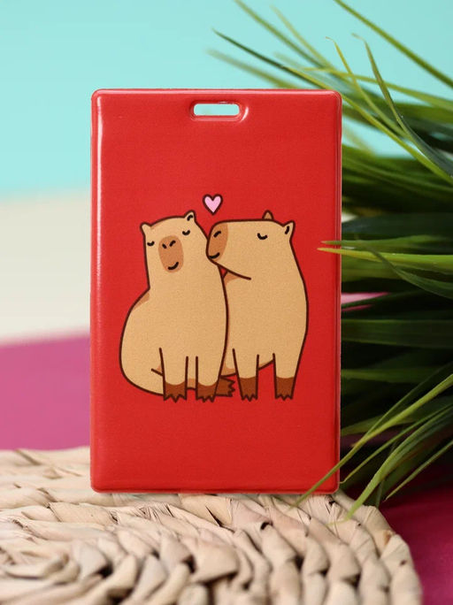 Держатель для карт Capybara love (6,5 х 10,4 см)