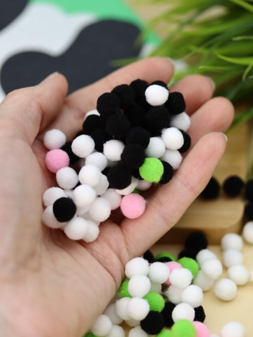 Картина из помпонов на подрамнике Draw Me! Cute sheep, (20 х 20 см)