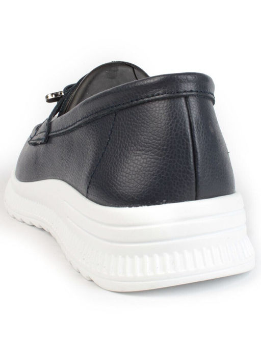 03-ZL-8861-1 NAVY Полуботинки женские (натуральная кожа)