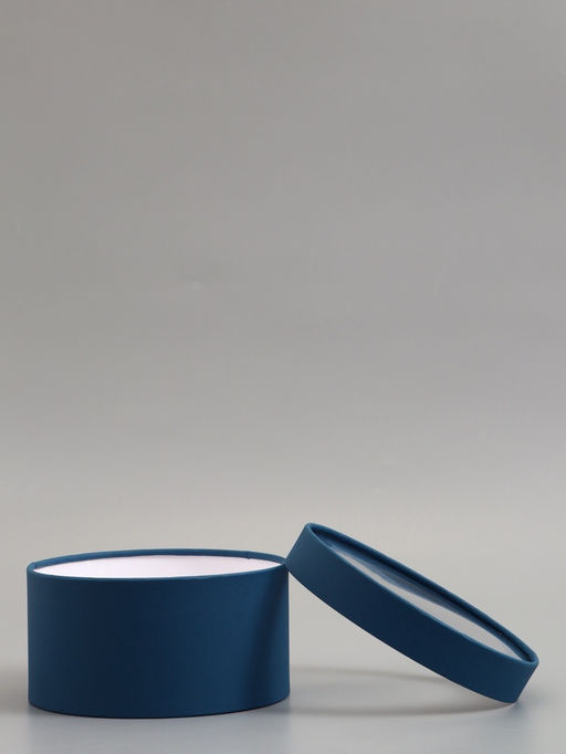 Подарочная коробка, морской, завальцованная с окном, 21 х 11 см