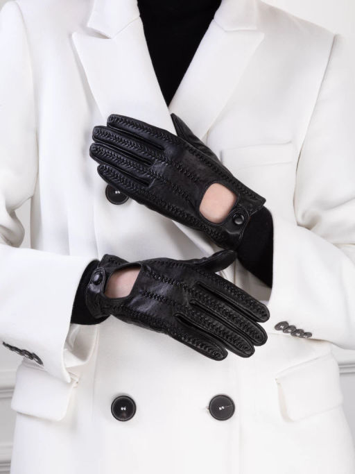 Перчатки женские б/п IS783 black - Eleganzza фото 2