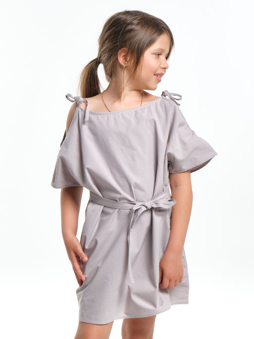 Платье летнее из хлопка UD 7937 св.серый - Mini maxi фото 11