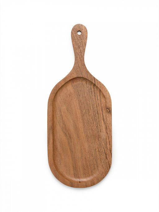 Доска сервировочная 38x15 бежевый дерево акации