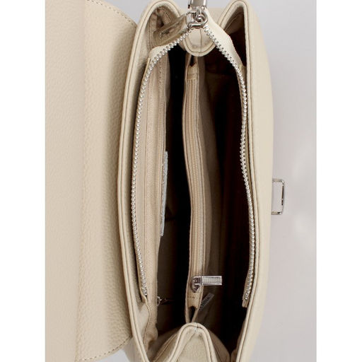 Сумка женская натуральная кожа GU 2066-6750, 1отд+карм/перег, плечевой ремень, молочный SALE 259964 - Adelia фото 8