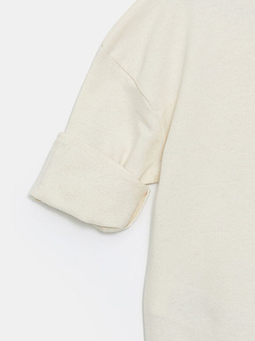 Kaplan Bask?l? Erkek Bebek Sweatshirt