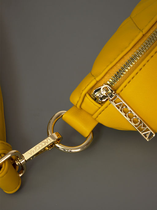 LACCOMA сумка Пэрри-Ф826-желтый эко кожа хлопок
