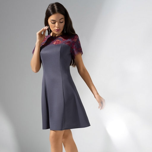 Платье мини с кружевом Истина в любви - Charutti фото 4