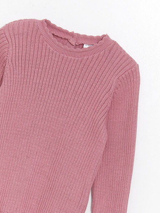 Bisiklet Yaka Desenli K?z Bebek Kazak - Waikiki фото 3