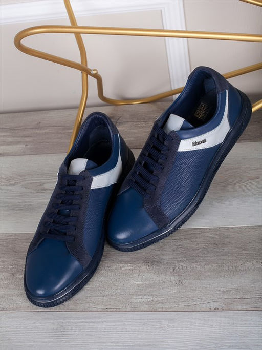 Кеды мужские Турция 0082-03-00 Темно-синий