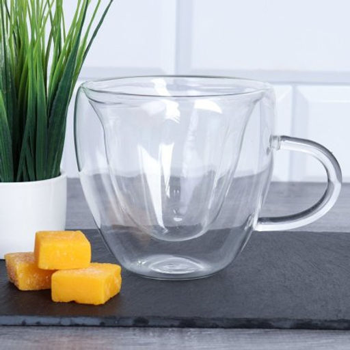 Кружка 250 мл с двойными стенками дно в виде сердца / LCWB5703 /уп 100/ - ГалеонТрейд фото 2