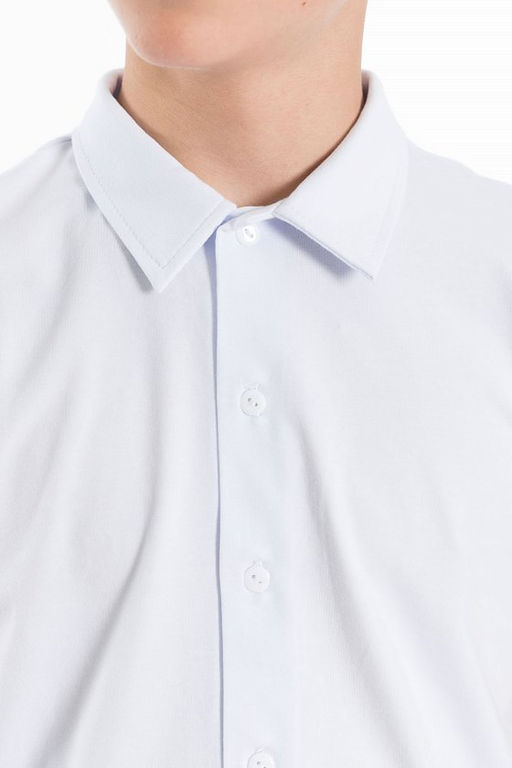 Рубашка для мальчика М224112б белый - Елена фото 5