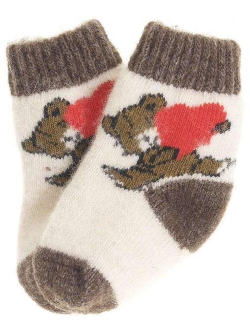 Носки детские "Медведь и сердце" 6314-4