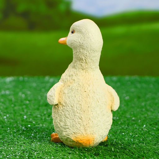 Садовая фигура из полистоуна «Утёнок», 8×8×14.5 см