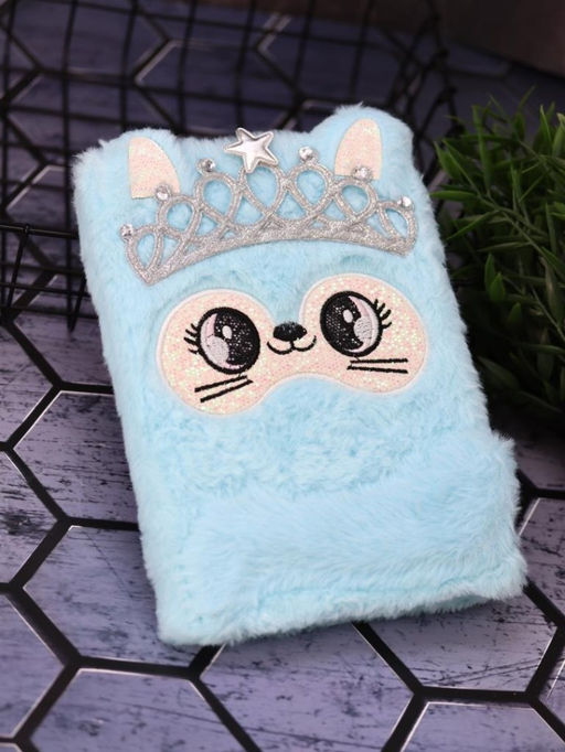 Блокнот плюшевый Princess cat, mix, 21х14,5 см, плотность 80 гр.