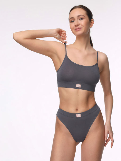 Базовый топ на тонких регулируемых бретелях - My фото 38