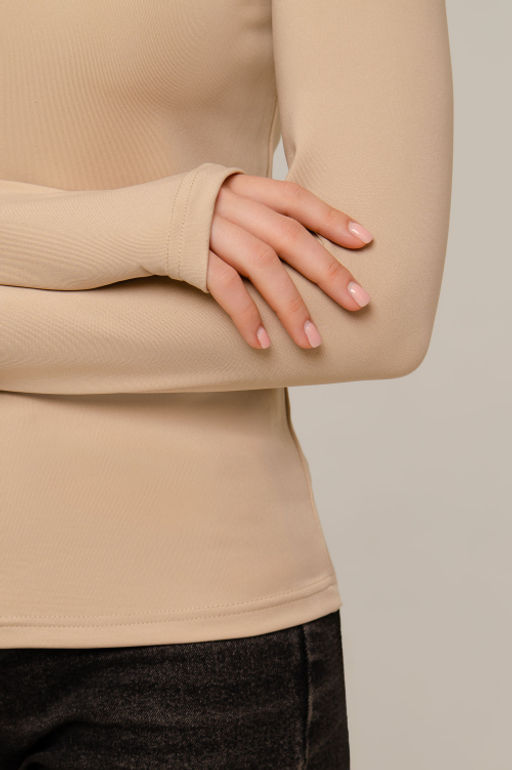 Арт.12803/5 Водолазка женская  42-50 (5 шт) Цвет:бежевый