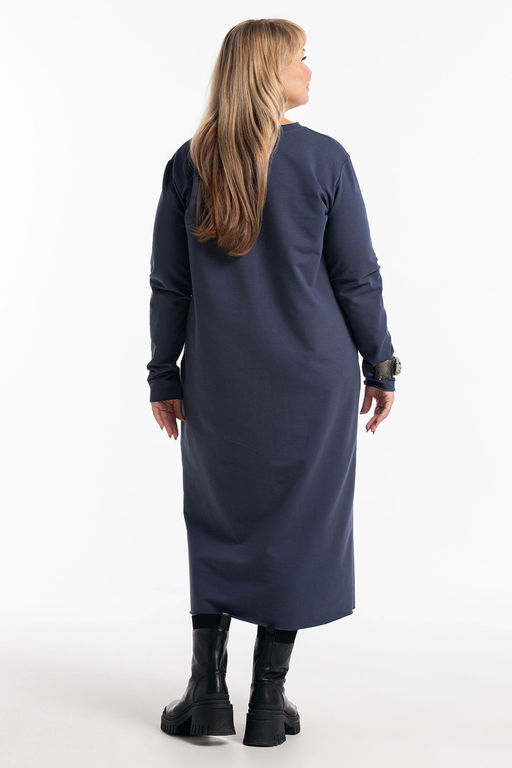 Платье-футер-длинное